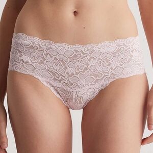 Quince Stretch Lace Cheeky Brief (3-pack) in Pale Pink